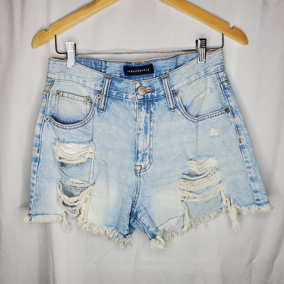 ◇◇ Aeropostle 90's High Rise Cutoff Shorts Size 8 - Picture 1 of 6